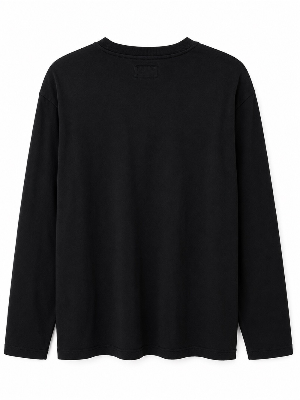 Versace Intensive Black Long Sleeve Tee | Minimal Logo | Relaxed Fit Size M - Picture 3 of 8